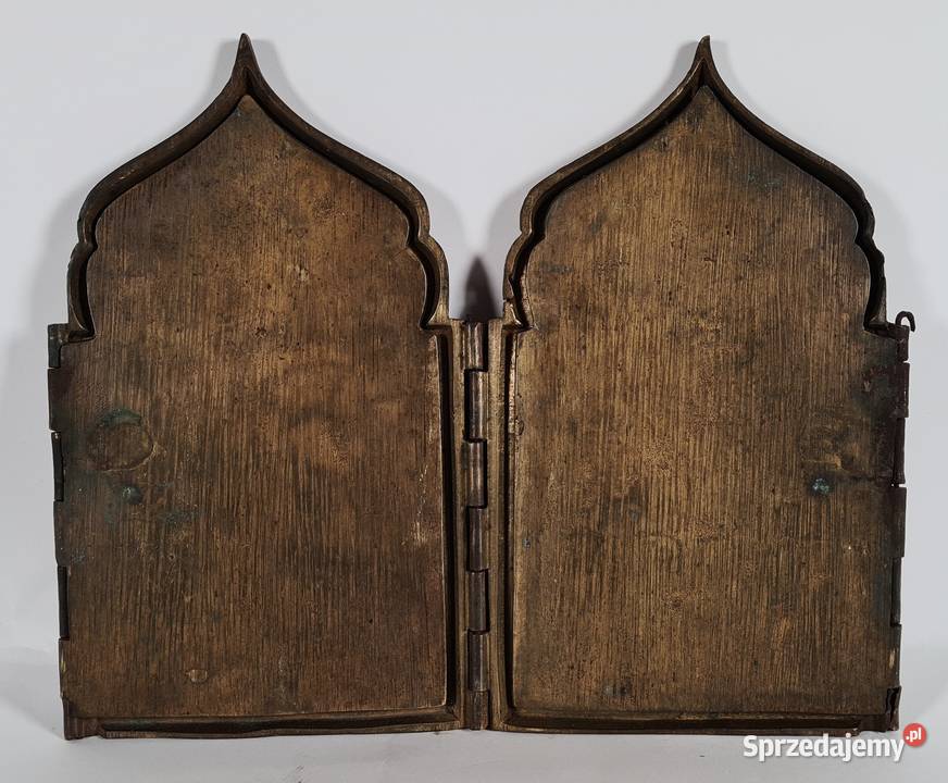 Ikona podróżna Tetraptyk XIXw 0421 mazowieckie Warszawa