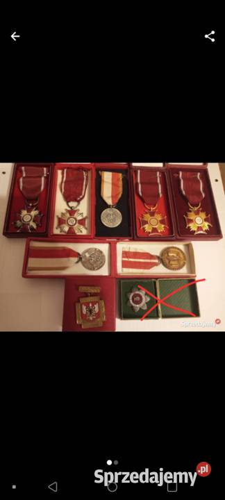 MEDALE PRL ZESTAW zachodniopomorskie