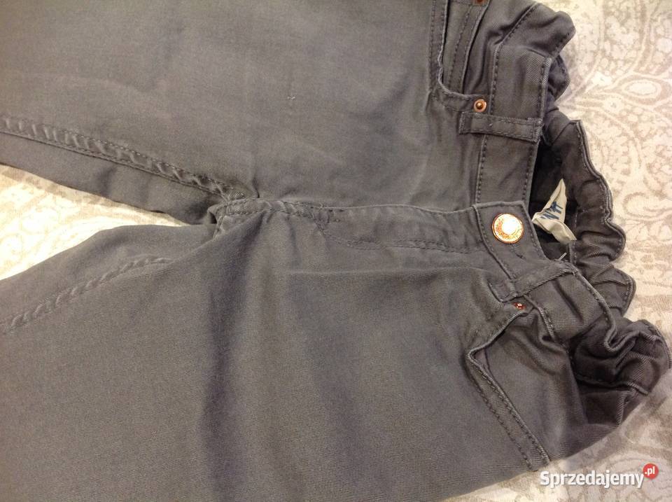 Spodnie Szare Jeans HM na wzrost 128 dziewczynki lubuskie Nowa Sól