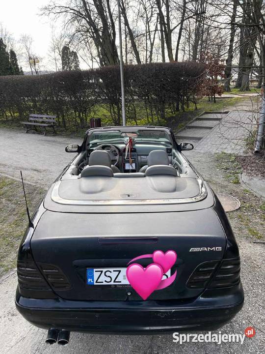 Auto do ślubu samochód na wesele Mercedes Cabrio Szczecinek