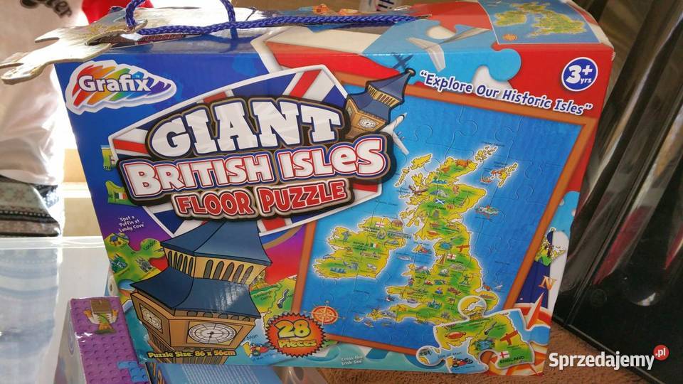Giant British Isles Floor Puzzle Pozostałe Zamość