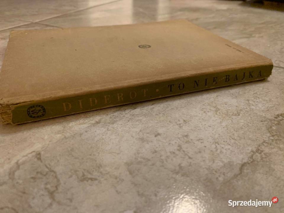 To nie bajka Diderot książka z 1949 r HIT Antykwariat Jasło