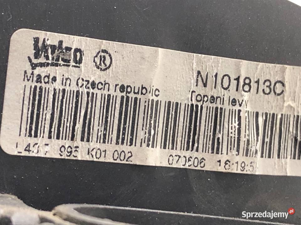 DMUCHAWA NAWIEWU PEUGEOT 107 N101813C WENTYLATOR