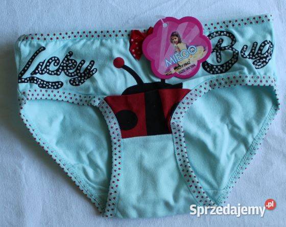 Figi majtki dziewczęce bawełna 98104 4 mazowieckie