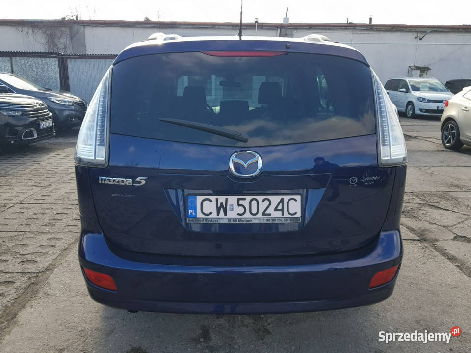 Mazda 5 20 CiTD 7 osobowy Zarejestrowany I manualna 5 Włocławek