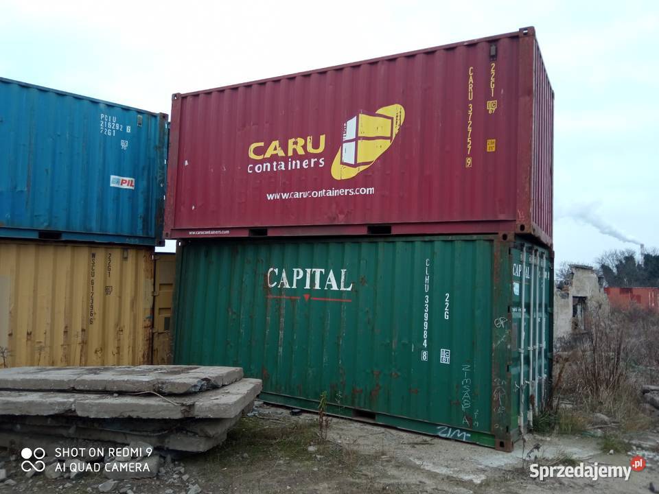 Kontener morski magazynowy 20 używany 6 metrów Lublin