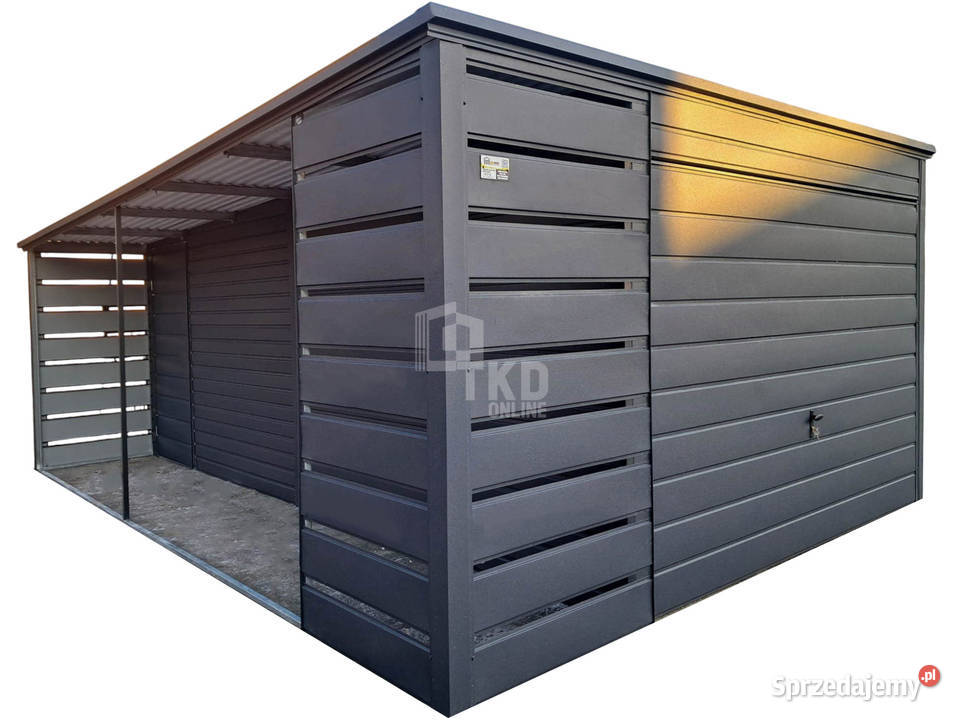 Garaż blaszany 3x6m wiata 1m Brama uchylna drzwi Zakopane sprzedam