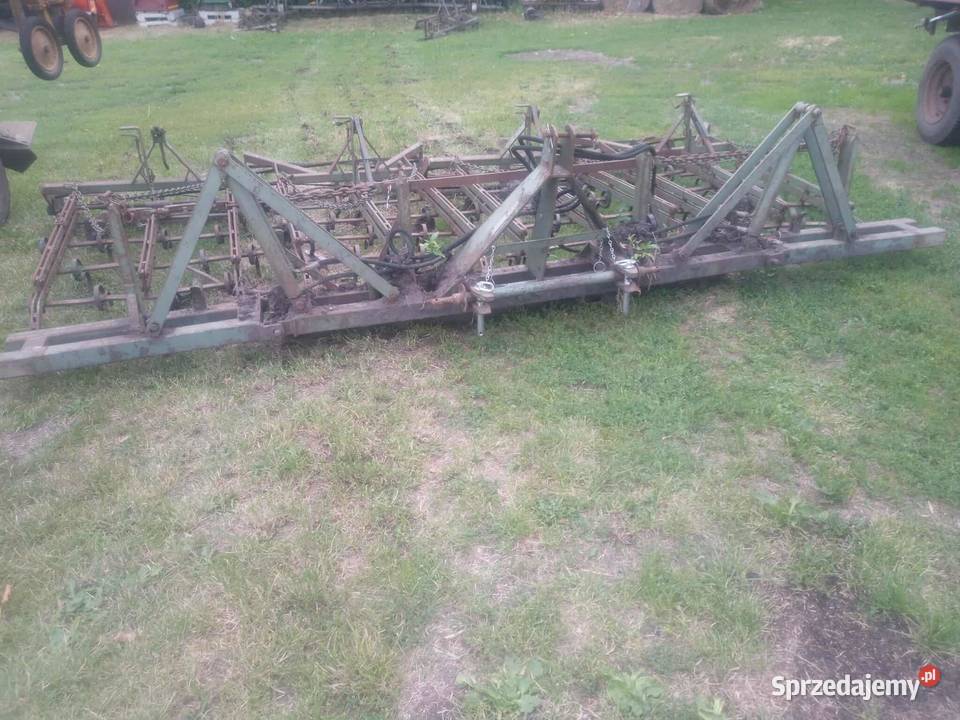 Brony uprawowe składane hydraulicznie z wałkami Wąbrzeźno sprzedam