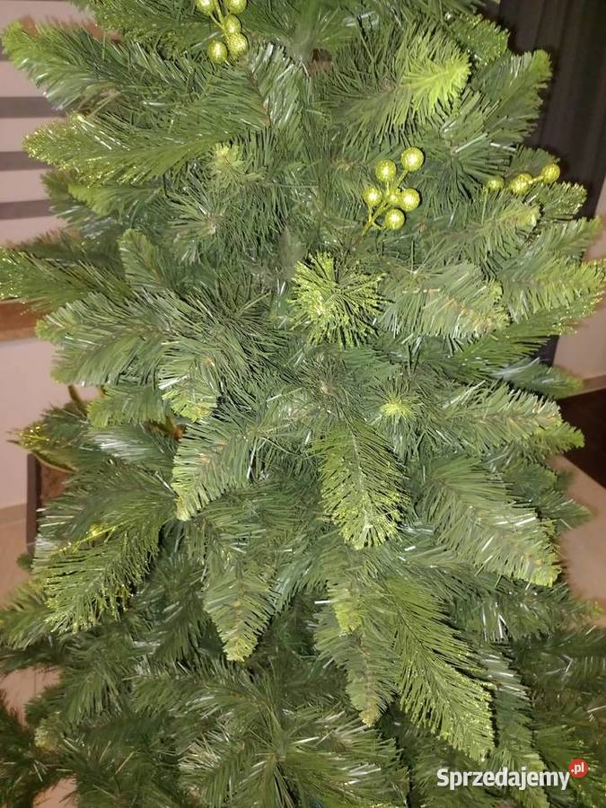 CHOINKA Sztuczna 170 ze stojakiem bombkami i Dekoracje i ozdoby