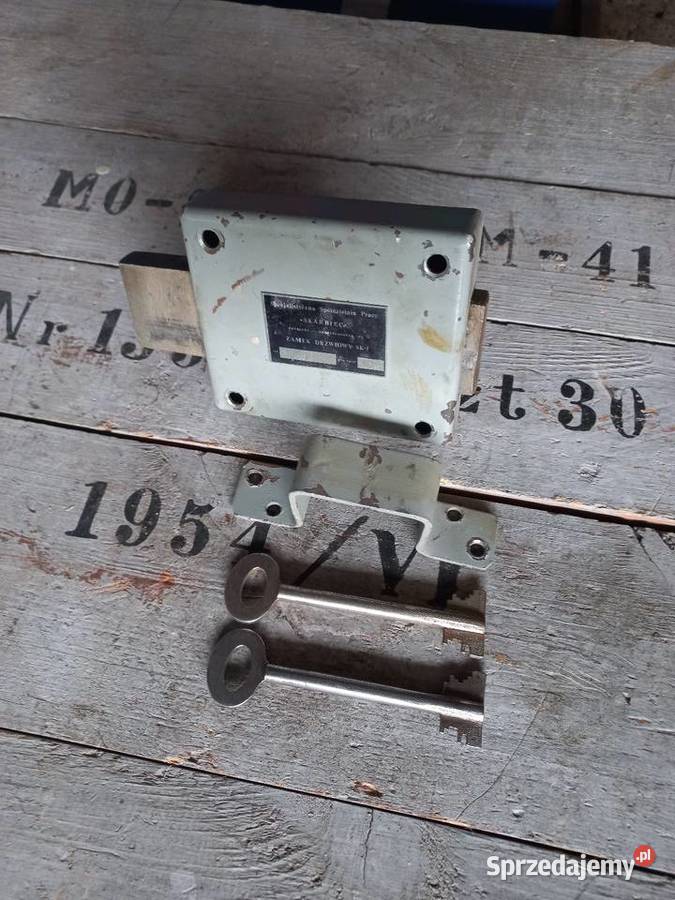 Zamek do drzwi skarbiec prl Warszawa