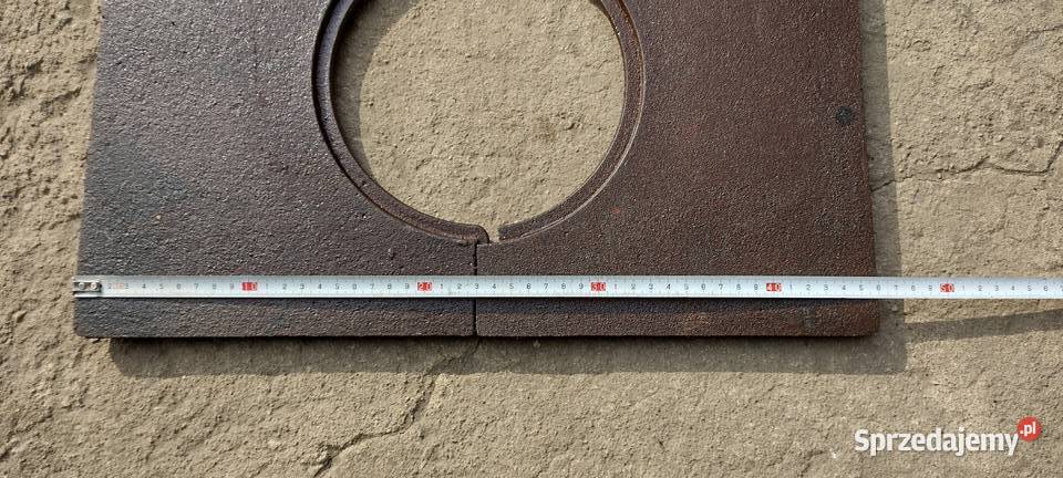 Żeliwna płyta pieca kaflowego angielka 72 x 46 Namysłów