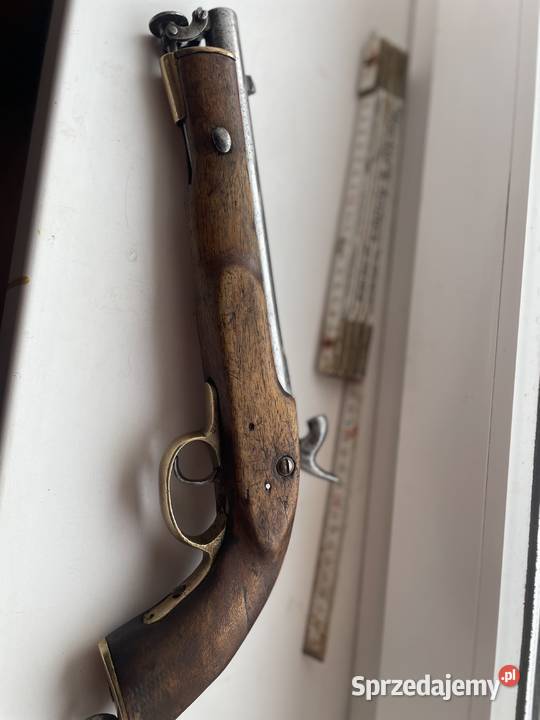 Angielski wojskowy pistolet kapiszonowy zachodniopomorskie