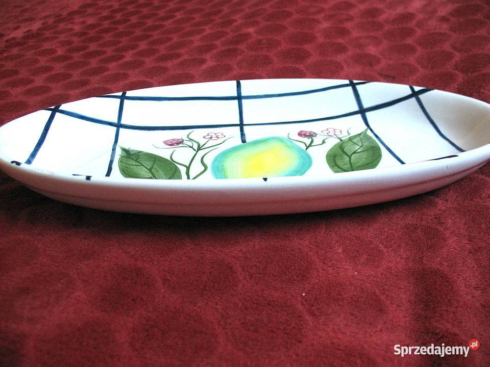 Salaterka półmisek mały 295 x 155 wielokolorowy Siedlce