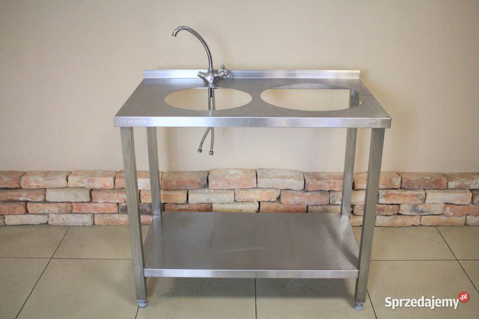 Stół gastronomiczny 100x60 otwory w blacie śląskie Góra sprzedam