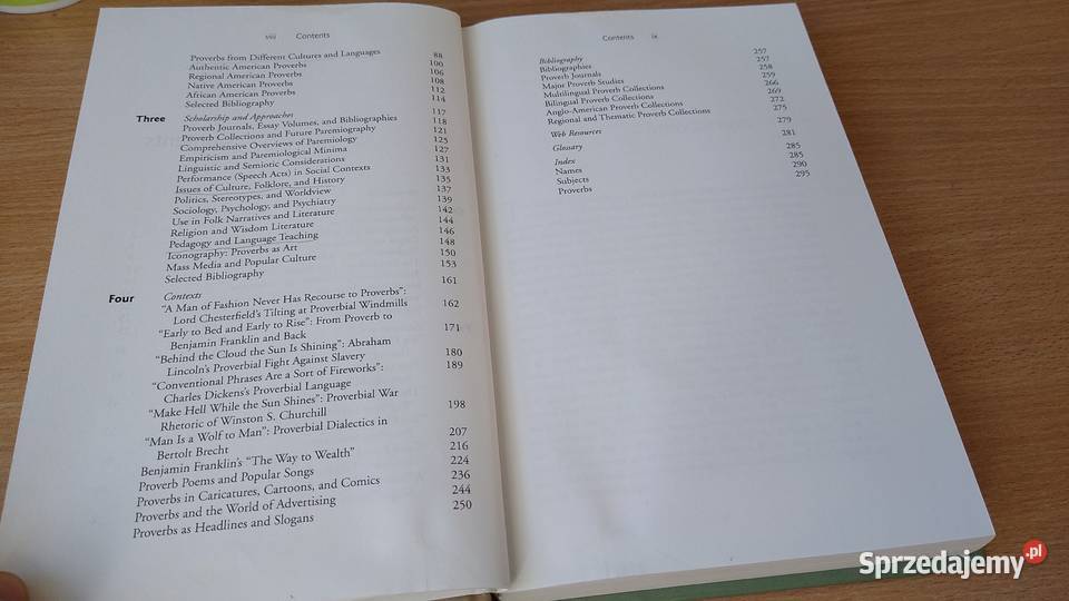 Proverbs a handbook Wolfgang Mieder Gdańsk sprzedam