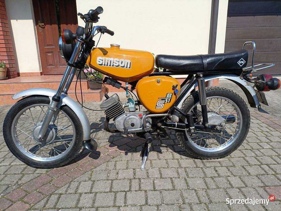 Simson S51 1987r oryginał zarejestrowany motorower łódzkie