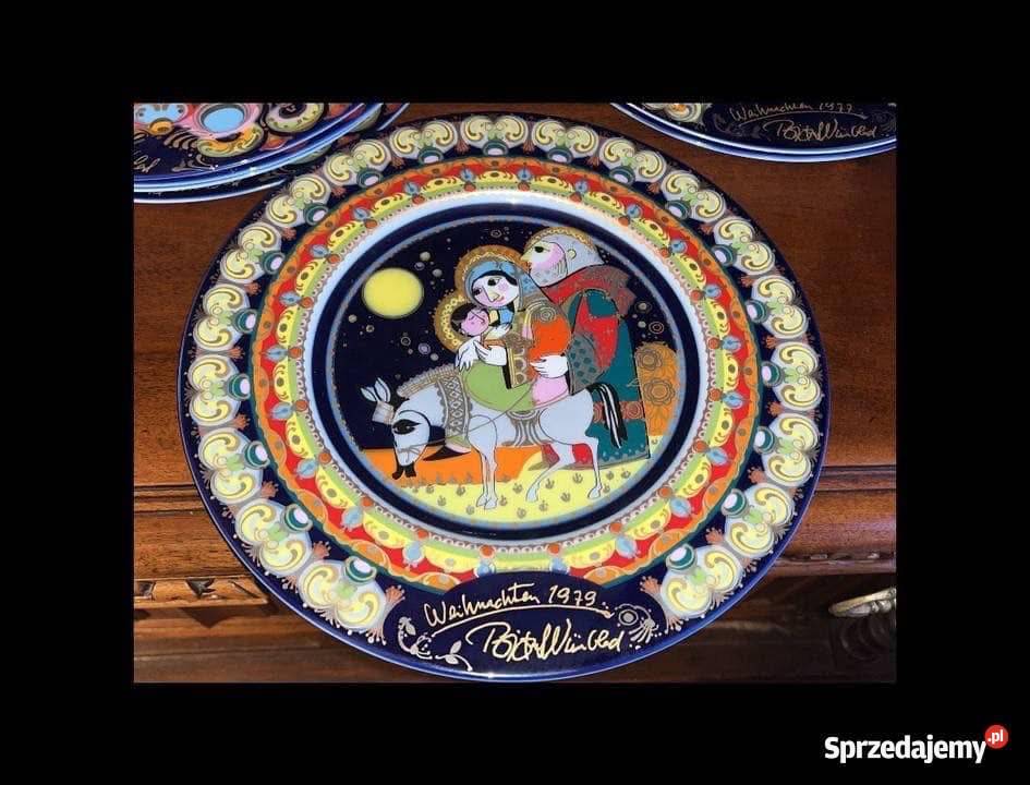 Patera Bjorn Wiinblad Rosenthal Święta Rodzina Gdańsk