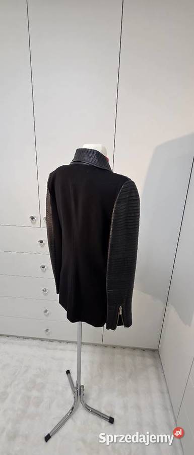 GUESS Mięciutka skórzana kurtka Czarny Regular Bielsko-Biała