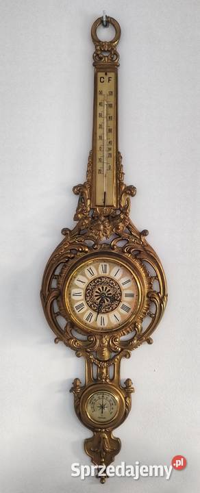 Zegar ścienny termometr higrometr