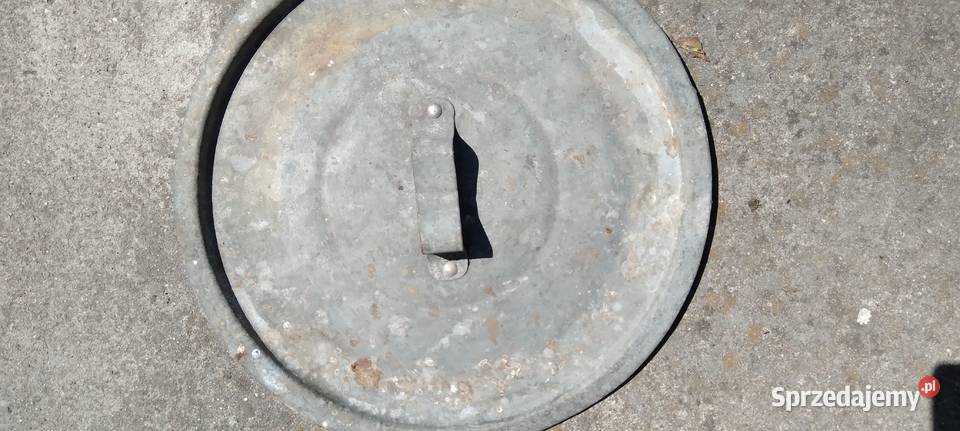 Pokrywa kotła do gotowania słoiki pranie PRL Koło