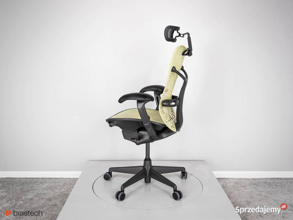 Fotel biurowy Herman Miller Mirra z zagłówkiem Sątoczno