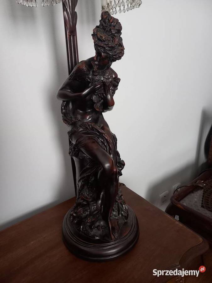 Piękna stylowa lampa figura kobiety sprzedam