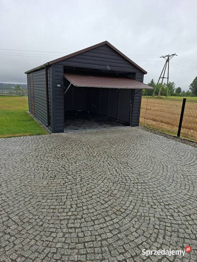 Garaż blaszany blaszak dwuspadowy 36x560 Pozostałe zachodniopomorskie Gryfino