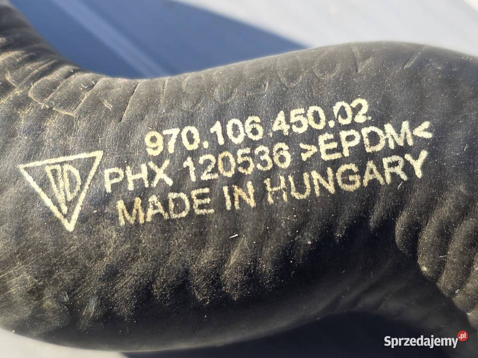 Przewód Wąż Wodny 97010645002 Porsche Panamera Motoryzacja Skawina