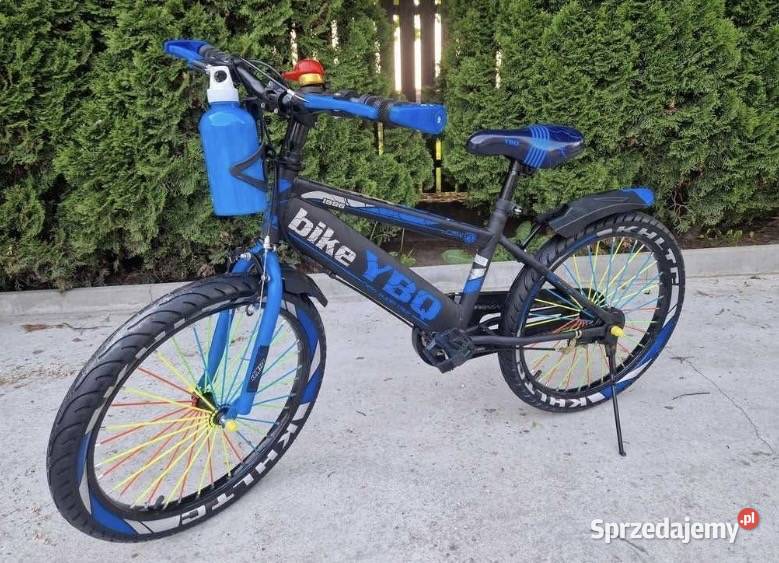 449 Rower 20 BMX niebieski i zielony Zabrze