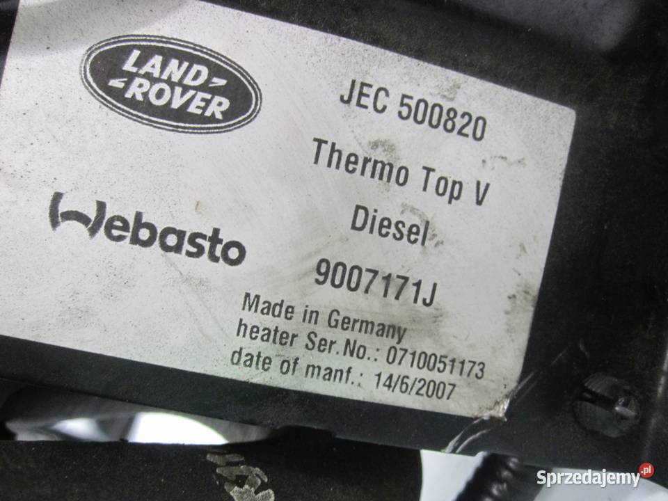 LAND ROVER DISCOVERY 08r webasto ogrzewanie Kielce