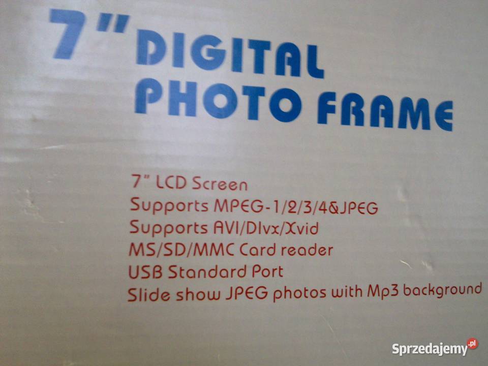 FotoRamka Monitor 7 odtwarzacz USB Płońsk sprzedam
