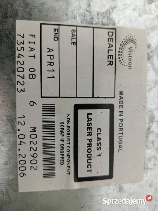 RADIO FABRYCZNE CD 735420723 Fiat Stilo I