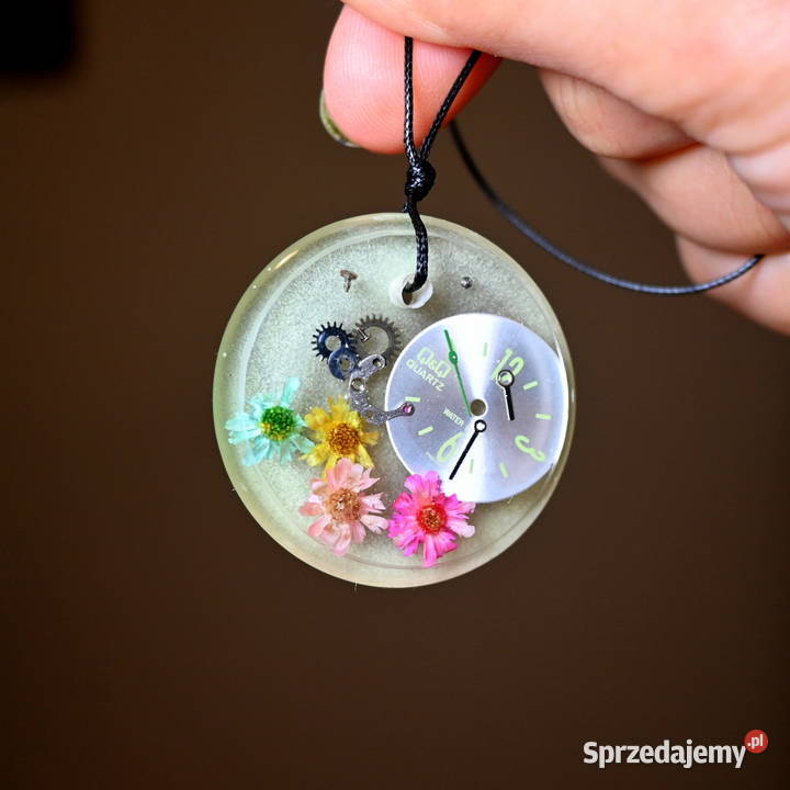 Naszyjniki z żywicy unikatowe ręcznie robione Kielce sprzedam