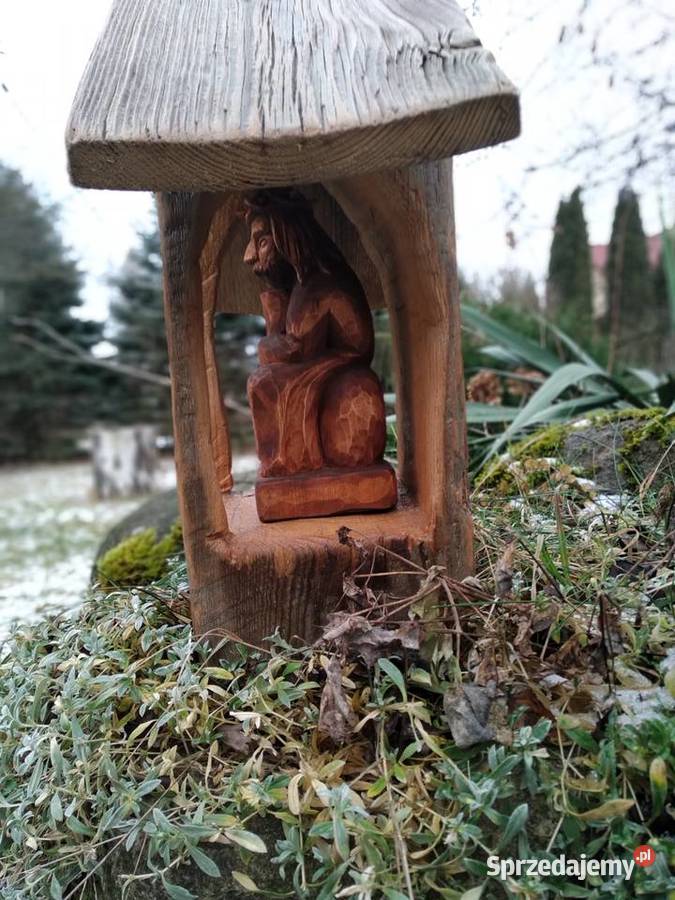 Drewniana kapliczka Wólka Leśna