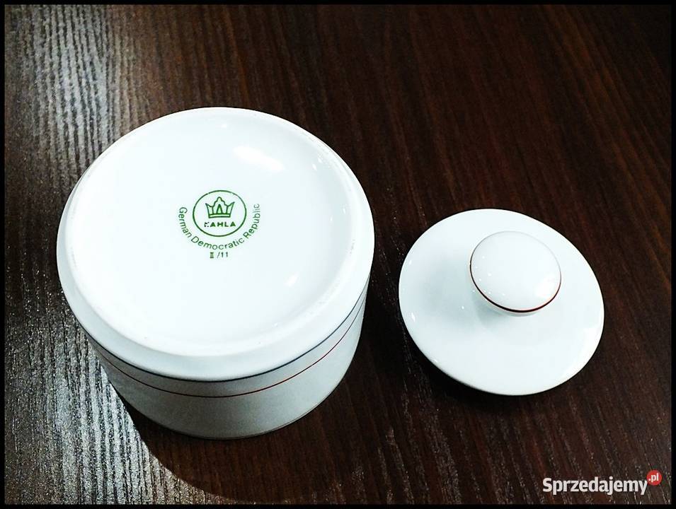 Cukiernica KAHLA Porcelanowa Cukierniczka z lat Żary