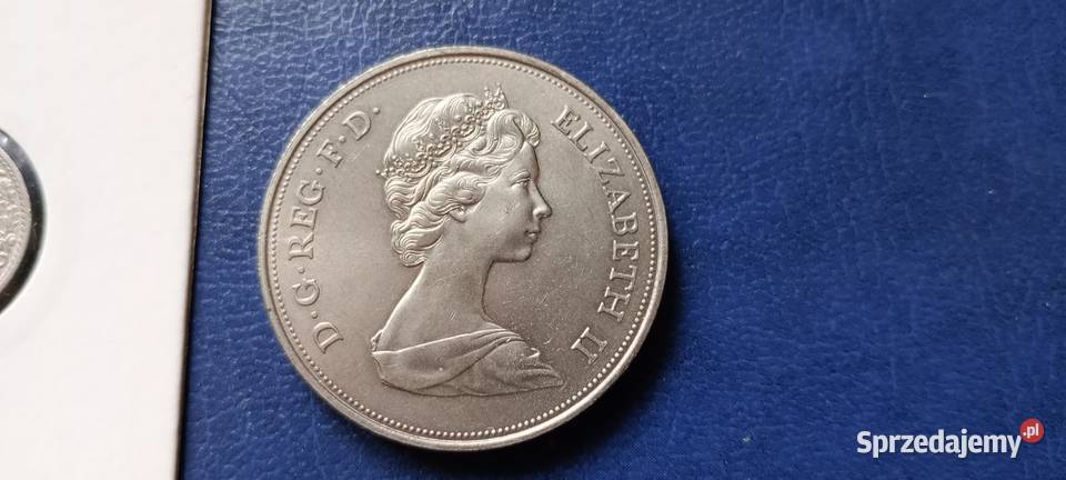 Stare monety 25 pens 1972 Wielka Brytania Lesko