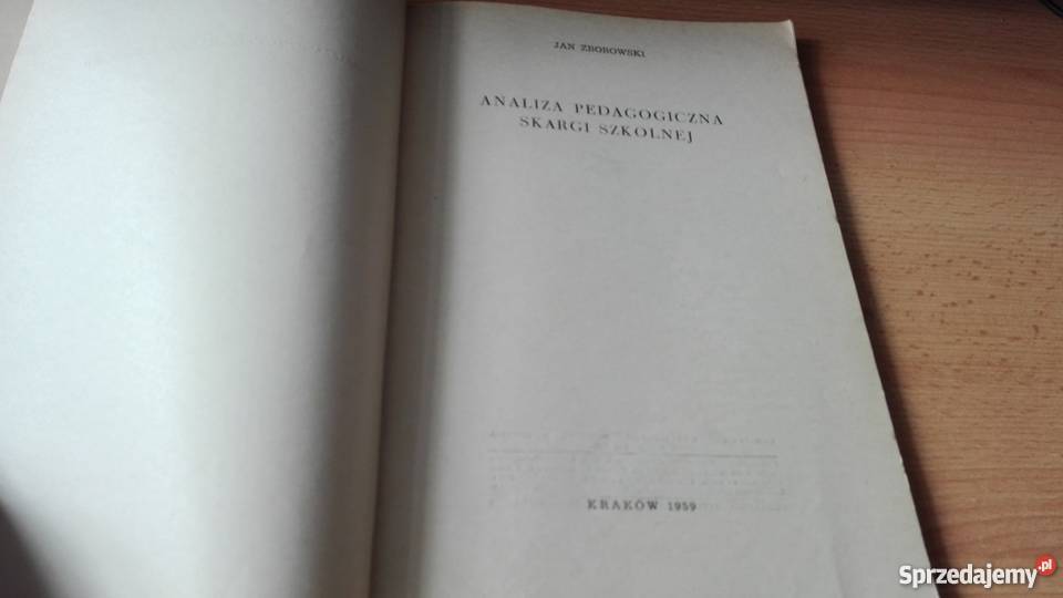 Analiza pedagogiczna skargi szkolnej Jan Gdańsk