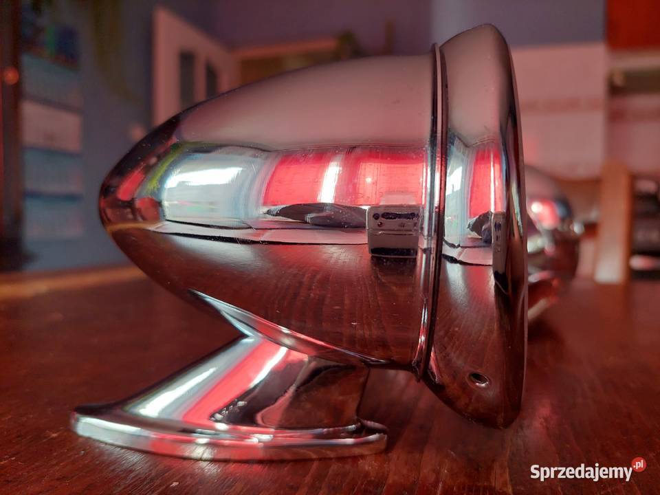 Lusterka retro chromowane uniwersalne