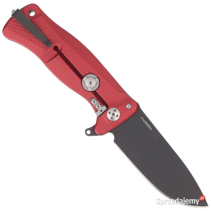 Nóż składany LionSteel SR11A Red Aluminium Black mazowieckie Warszawa