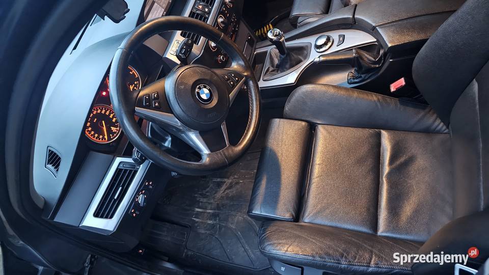 E60 LCI 520D M47 manual 2007r rej 2008 163 Białystok sprzedam