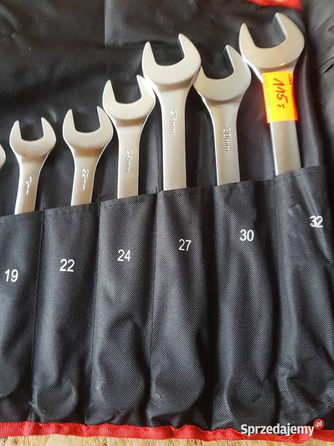 KLUCZE szmata PŁASKO OCZKOWE 632 ZESTAW 17 Głogowa