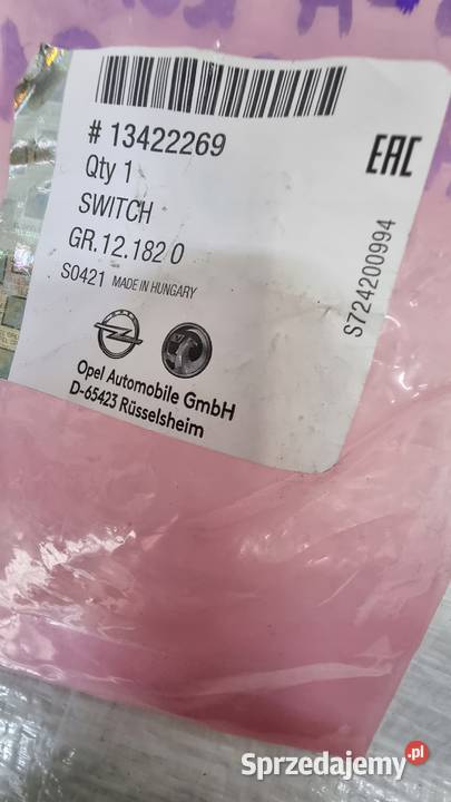 PRZYCISK MIKROSTYK KLAPY WIĄZKA BAGAŻNIKA OPEL sprzedam