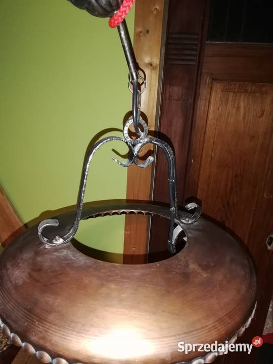 Stara lampa wisząca elektryczna Elbląg