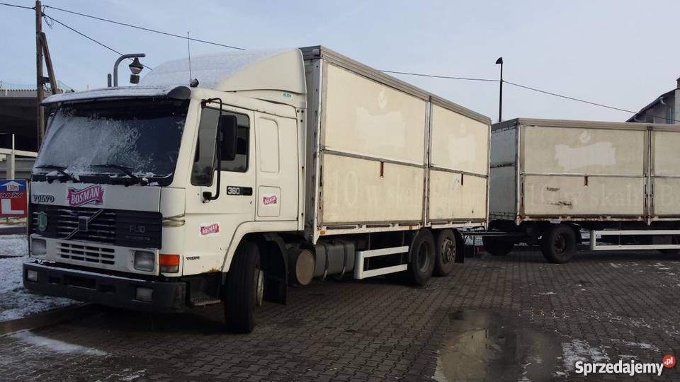 Volvo Fl10 6x2 napojówka kontener dmc 24t 1998 dolnośląskie Chojnów