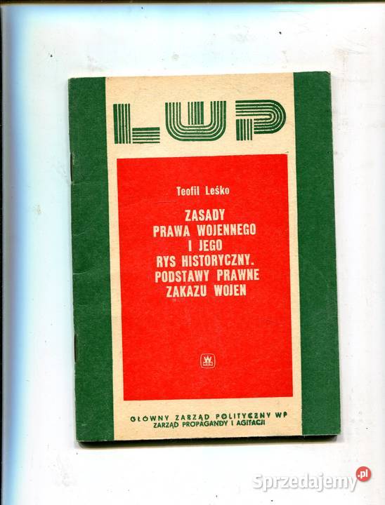 Zasady prawa wojennego i jego rys historyczny zachodniopomorskie Szczecin