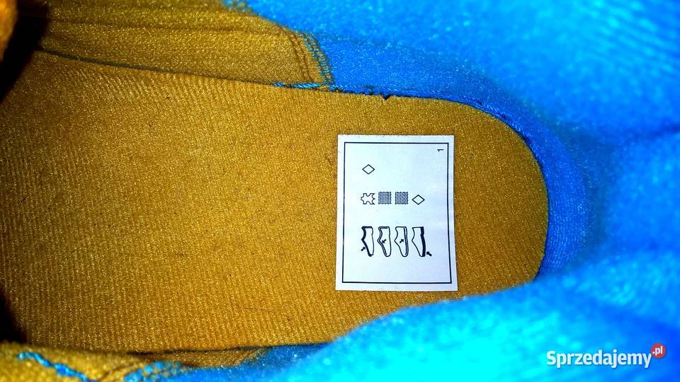 NIKE zółte modne skórzane okazja