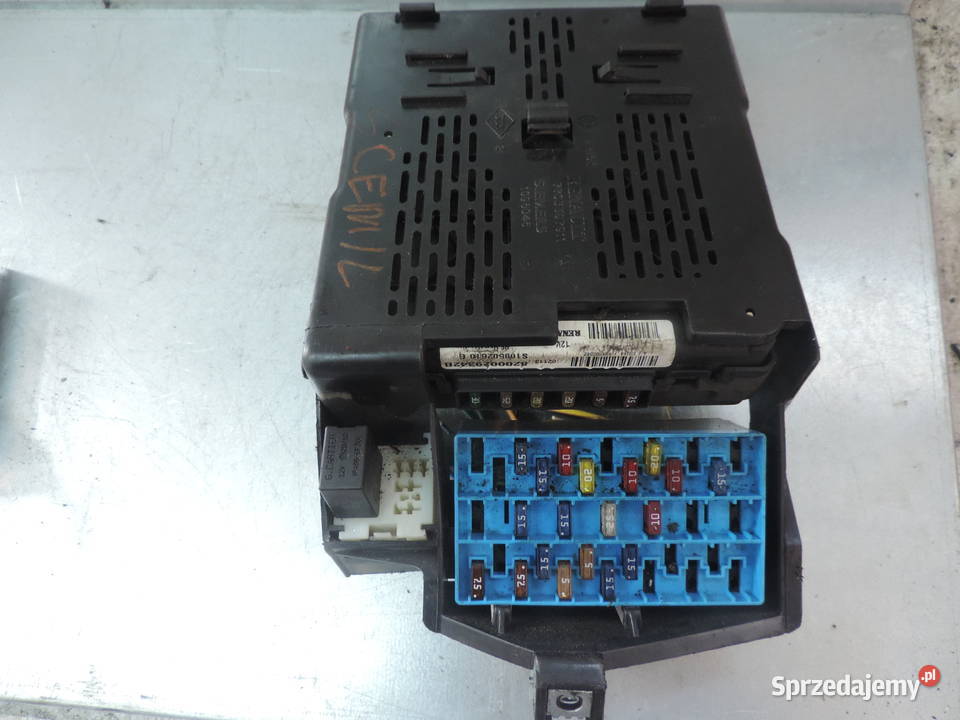 SKRZYNKA BEZPIECZNIKÓW SCENIC 1 LIFT 19 DCI Układ elektryczny Nowy Sącz