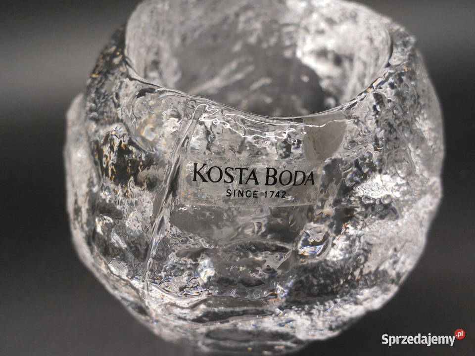 Świecznik KOSTA BODA Snowball Projekt Ann Wrff Raszków