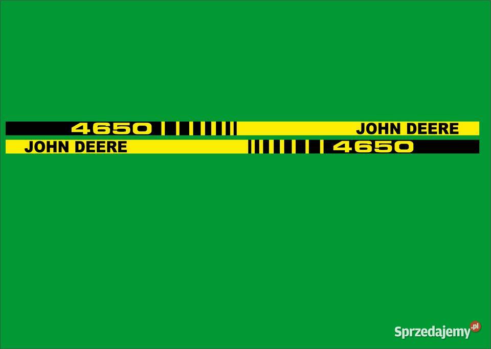 Naklejki jphn deere 4650 zamienniki Bydgoszcz