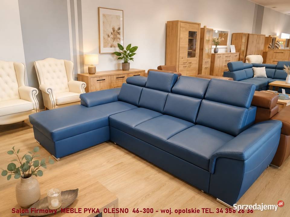 Nowy Narożnik Cayenne SKÓRA NATURALNA 180 x 280 Olesno